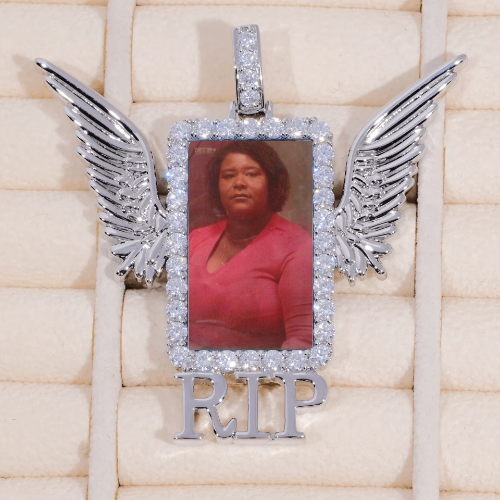 RIP WING 3D CUSTOM PICTURE PENDANT
