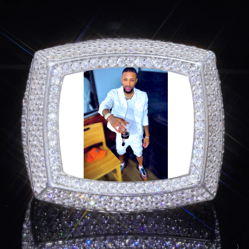 3D CUSTOM PICTURE ICED RING