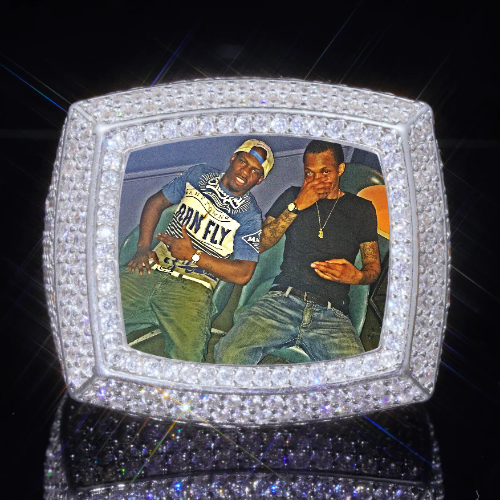 3D CUSTOM PICTURE ICED RING