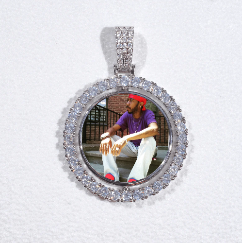 3D Spinning 2-Faced Custom Picture Pendant