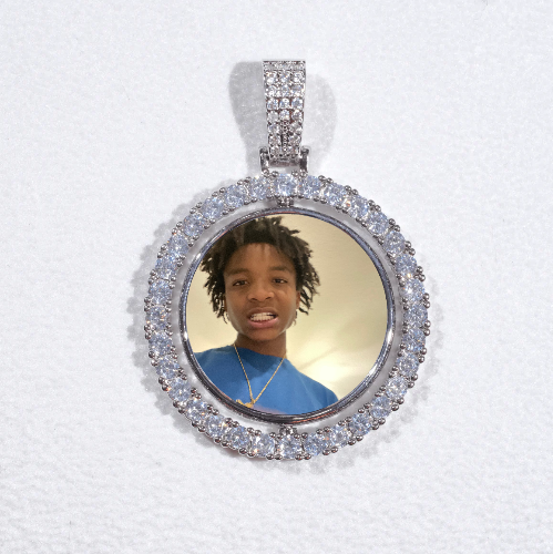3D Spinning 2-Faced Custom Picture Pendant