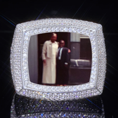 3D CUSTOM PICTURE ICED RING