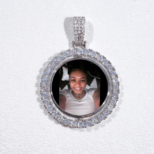 3D Spinning 2-Faced Custom Picture Pendant