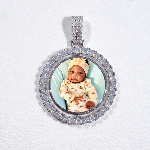 3D Spinning 2-Faced Custom Picture Pendant