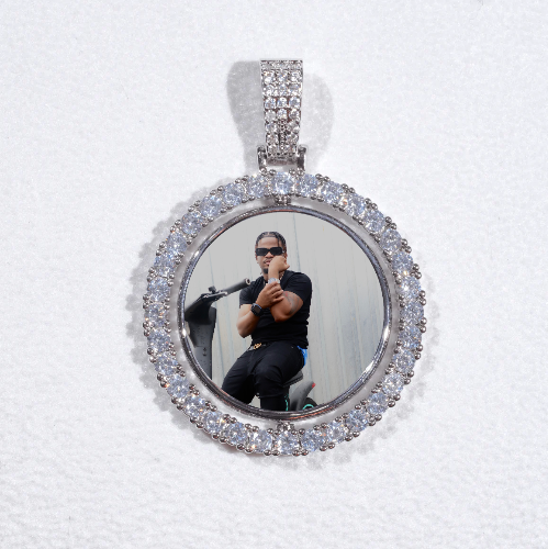 3D Spinning 2-Faced Custom Picture Pendant