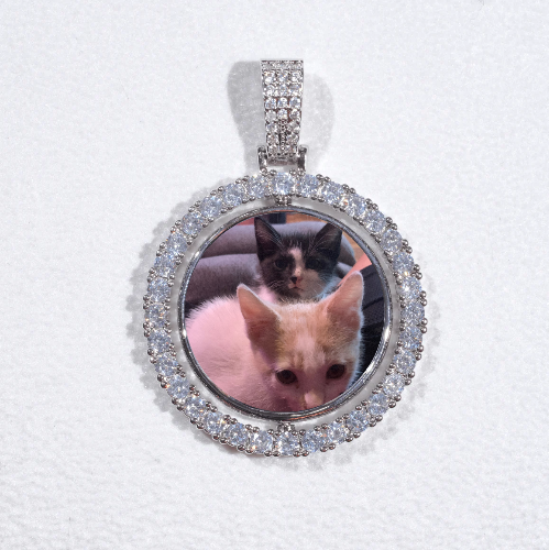 3D Spinning 2-Faced Custom Picture Pendant