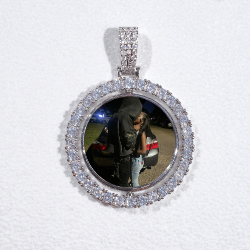 3D Spinning 2-Faced Custom Picture Pendant