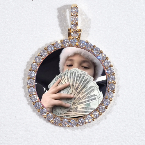 3D CIRCLE CUSTOM PICTURE PENDANT SMALL SIZE