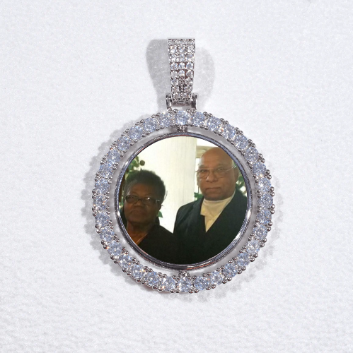 3D Spinning 2-Faced Custom Picture Pendant