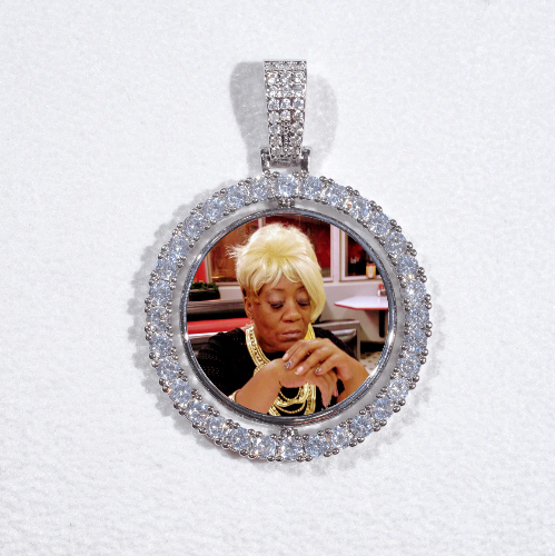 3D Spinning 2-Faced Custom Picture Pendant