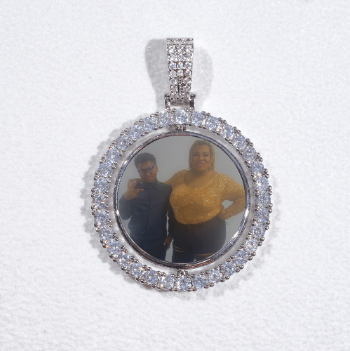 3D Spinning 2-Faced Custom Picture Pendant