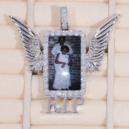 RIP WING 3D CUSTOM PICTURE PENDANT
