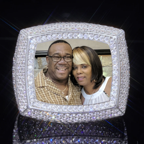 3D CUSTOM PICTURE ICED RING