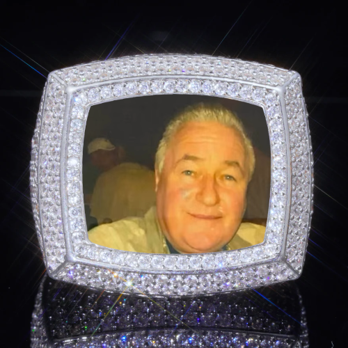 3D CUSTOM PICTURE ICED RING