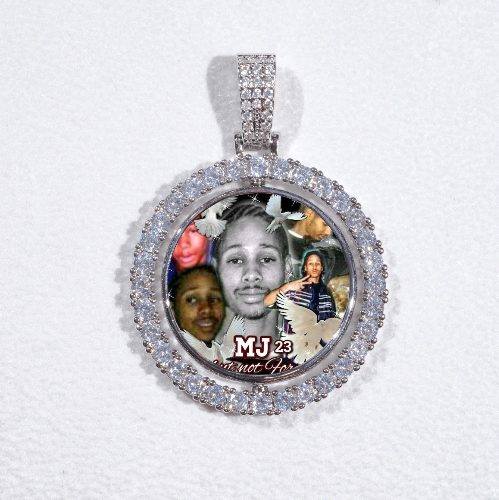 3D Spinning 2-Faced Custom Picture Pendant