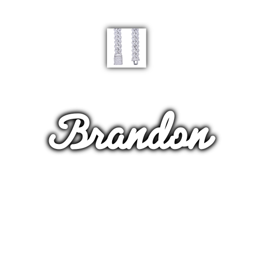 Script Custom Letter Necklace