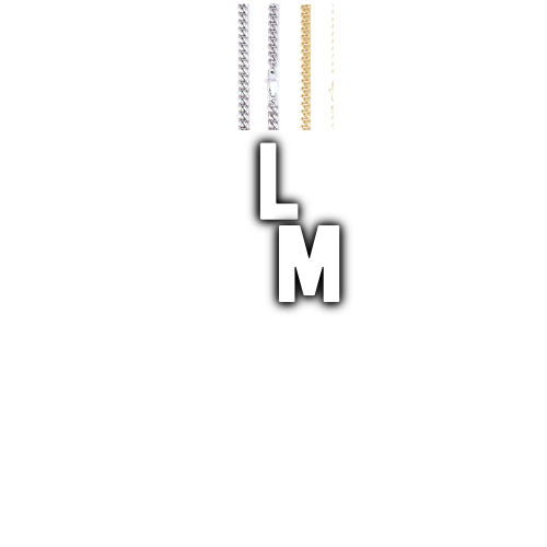 Custom Letters Baguette Two Layer Necklace