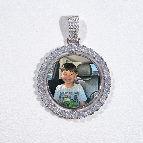 3D Spinning 2-Faced Custom Picture Pendant
