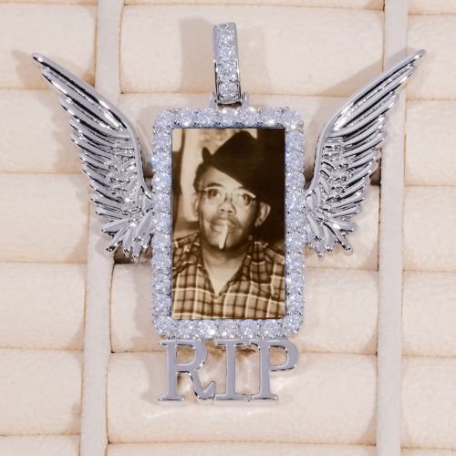 RIP WING 3D CUSTOM PICTURE PENDANT