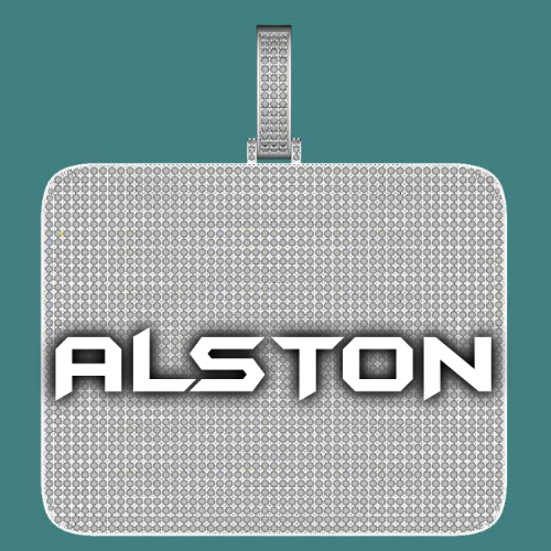 CUSTOM LETTER NECKLACE 3D BIG SQUARE