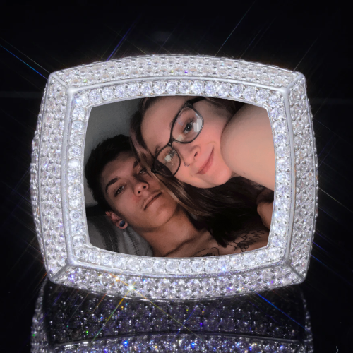 3D CUSTOM PICTURE ICED RING