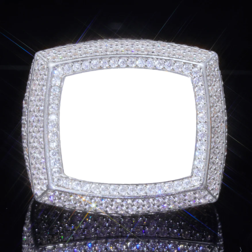 3D CUSTOM PICTURE ICED RING
