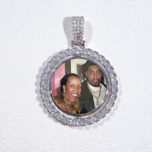 3D Spinning 2-Faced Custom Picture Pendant