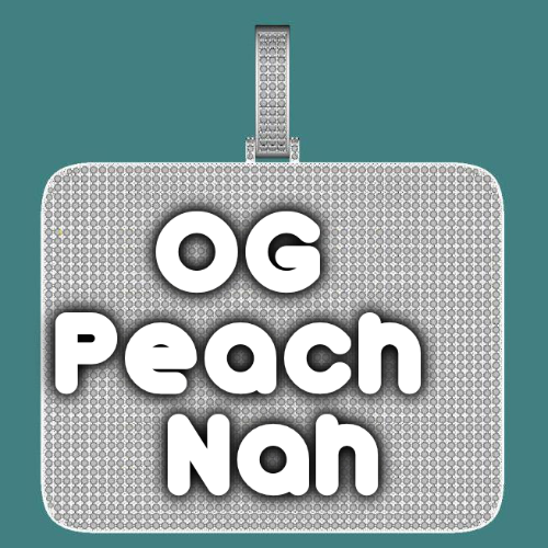 CUSTOM LETTER NECKLACE 3D BIG SQUARE