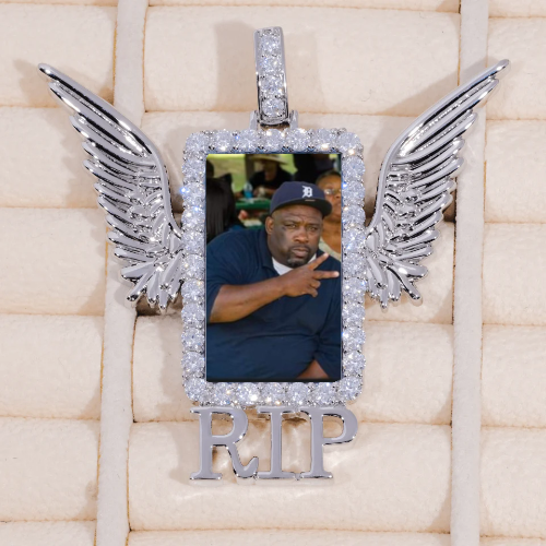 RIP WING 3D CUSTOM PICTURE PENDANT