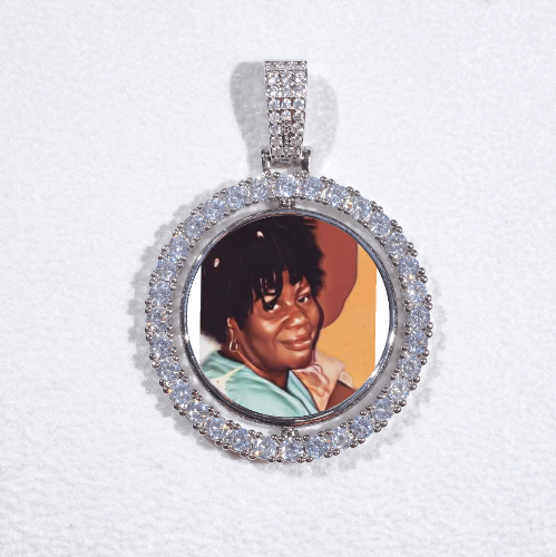 3D Spinning 2-Faced Custom Picture Pendant