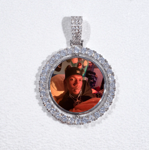 3D Spinning 2-Faced Custom Picture Pendant