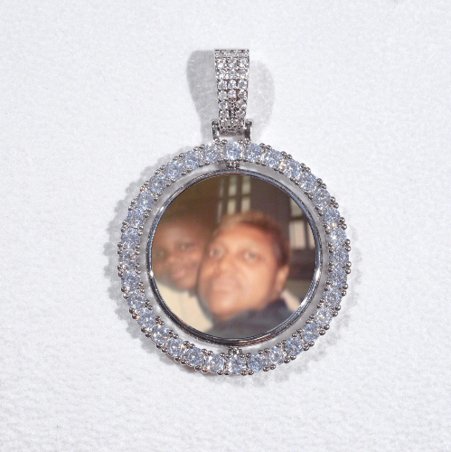 3D Spinning 2-Faced Custom Picture Pendant