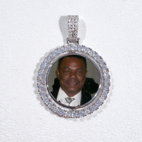 3D Spinning 2-Faced Custom Picture Pendant