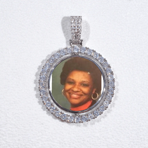 3D Spinning 2-Faced Custom Picture Pendant