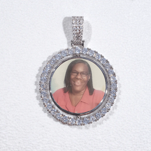 3D Spinning 2-Faced Custom Picture Pendant