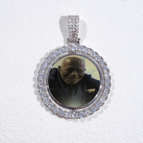 3D Spinning 2-Faced Custom Picture Pendant