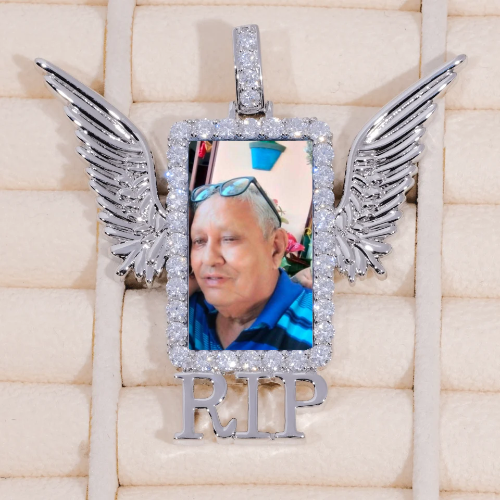 RIP WING 3D CUSTOM PICTURE PENDANT