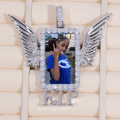 RIP WING 3D CUSTOM PICTURE PENDANT
