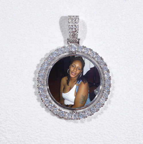 3D Spinning 2-Faced Custom Picture Pendant