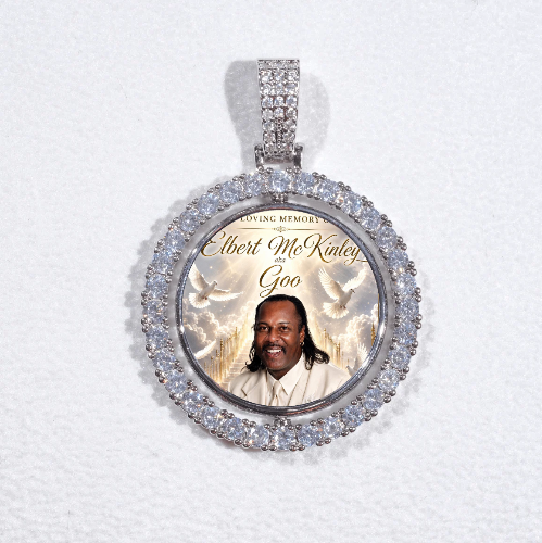 3D Spinning 2-Faced Custom Picture Pendant