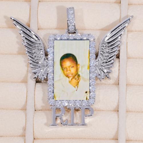 RIP WING 3D CUSTOM PICTURE PENDANT