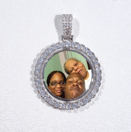 3D Spinning 2-Faced Custom Picture Pendant