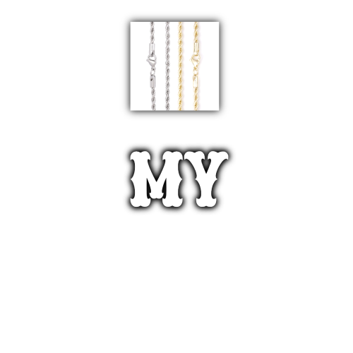 Custom Letters Freibeuter Font Necklace