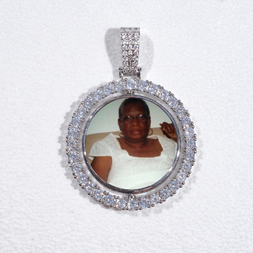 3D Spinning 2-Faced Custom Picture Pendant