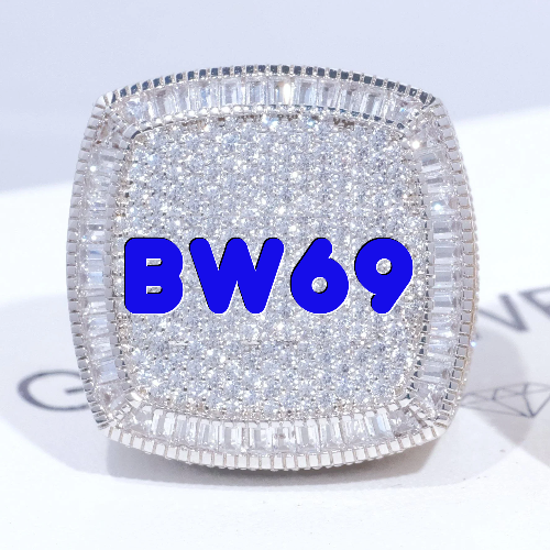 CUSTOM LETTER 3D ICED RING