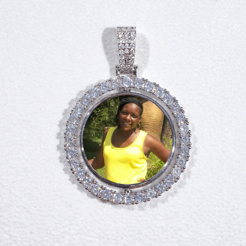 3D Spinning 2-Faced Custom Picture Pendant
