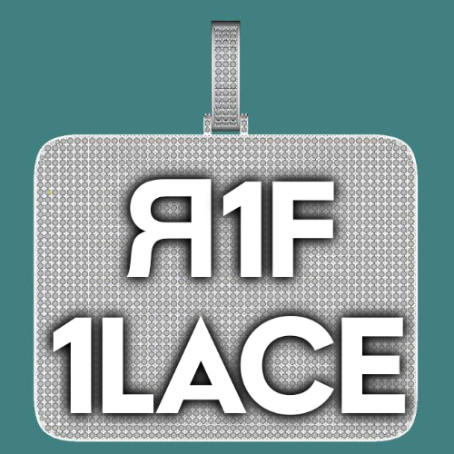 CUSTOM LETTER NECKLACE 3D BIG SQUARE