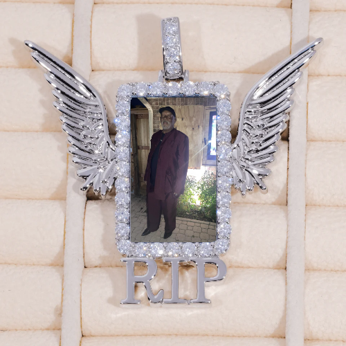 RIP WING 3D CUSTOM PICTURE PENDANT
