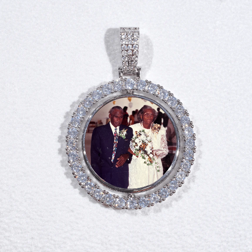 3D Spinning 2-Faced Custom Picture Pendant