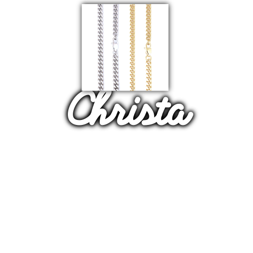 Script Custom Letter Necklace